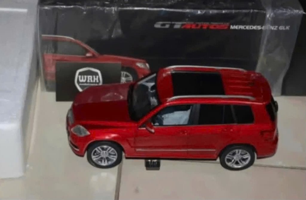 1:18 MERCEDES GLK 300 d.red Welly GT / SEE INFO in box WRH, Verzenden, Zo goed als nieuw, Auto, Welly