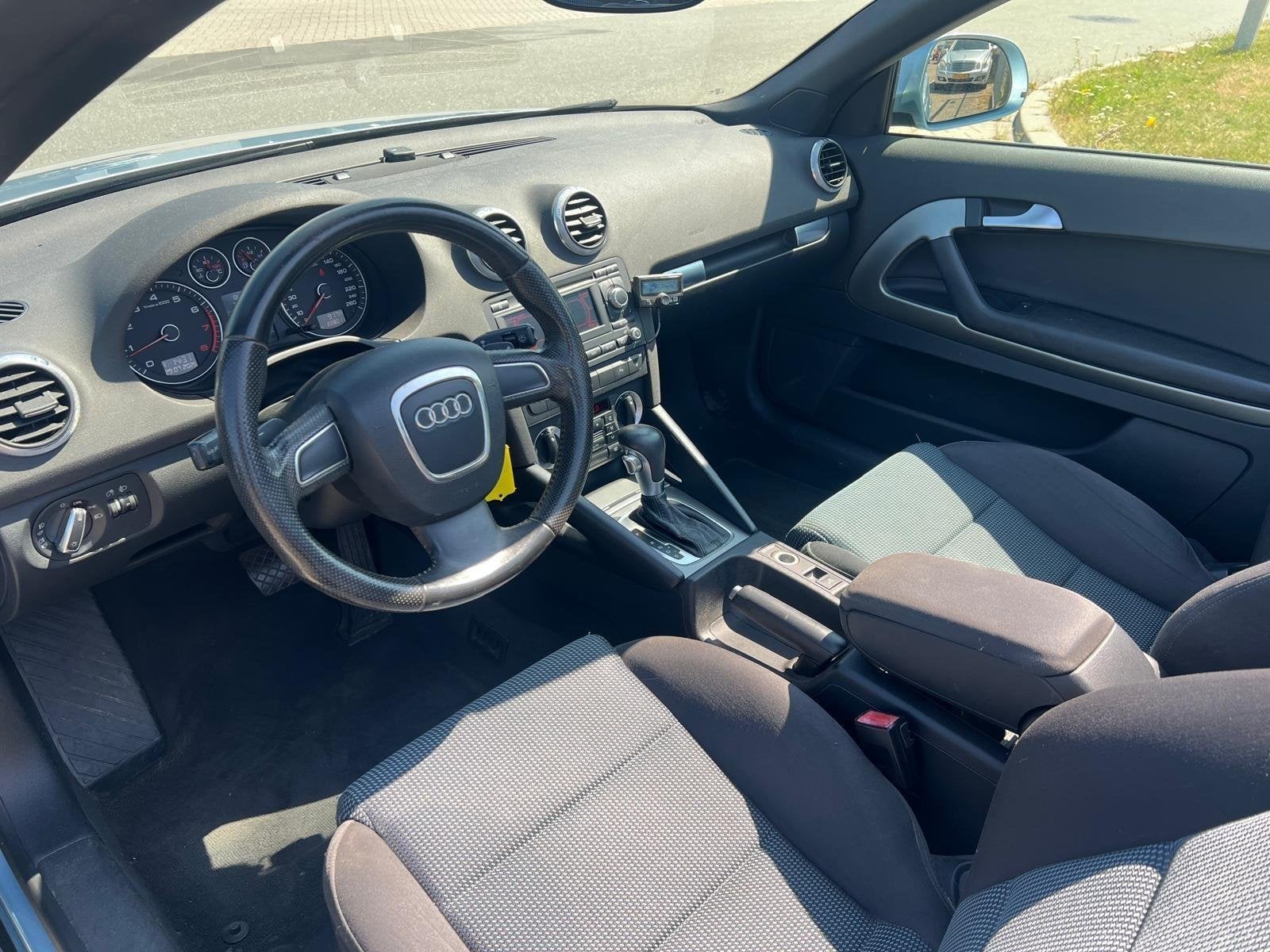 Audi A3 Cabriolet 1.8 TFSI Ambition Pro Line Automaat Cabrio, Euro 5, Stof, Gebruikt, Zwart