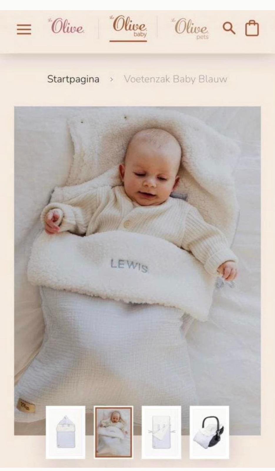 Zachte baby buitenzak/slaapzak Le Olive voor allsezoens, Zo goed als nieuw, Roze, Slaapzak, Temperatuurregulerend