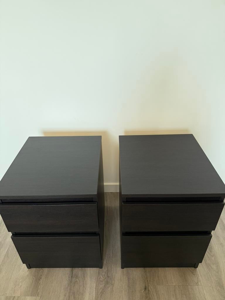 2x ikea Kullen nachtkastjes, Huis en Inrichting, Ophalen, Zo goed als nieuw, Minder dan 45 cm