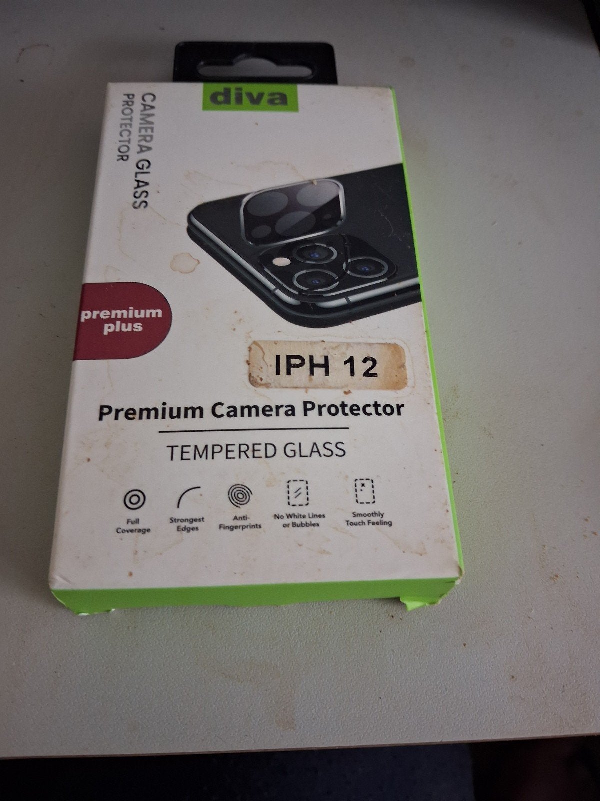 Diva Premium Camera Protector Tempered Glass voor iPhone 12, Ophalen of Verzenden, Nieuw, Bescherming, Apple iPhone
