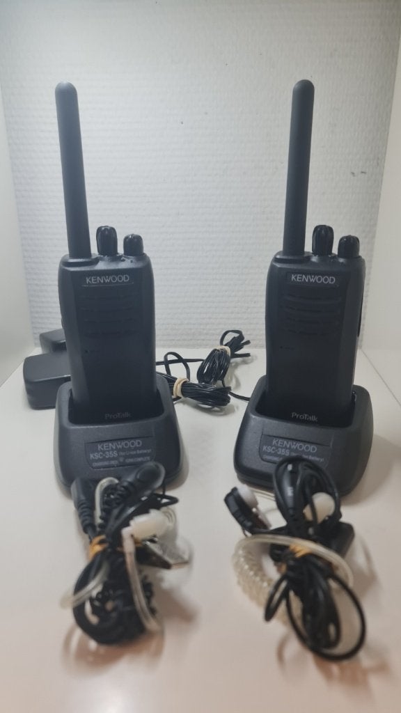 Kenwood TK 3501 portofoons vergunningsvrij compleet, Ophalen, Zo goed als nieuw, Portofoon of Walkie-talkie, Met broekklem