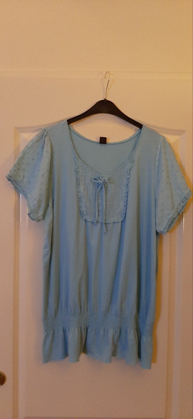XXL BLOUSE, BLOUSON, Blauw, Maat 46/48 (XL) of groter, Ophalen of Verzenden, Zo goed als nieuw