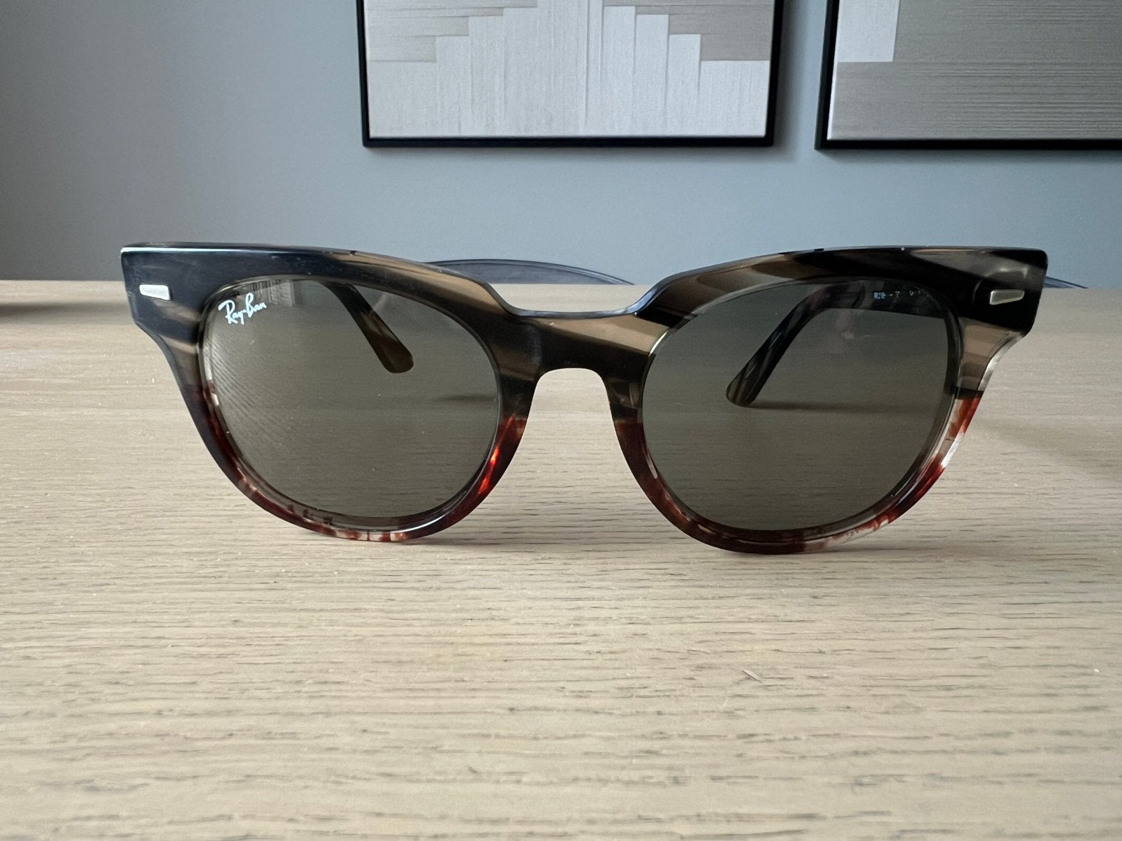 Ray-Ban zonnebril, Zonnebril, Bruin, Ophalen of Verzenden, Zo goed als nieuw