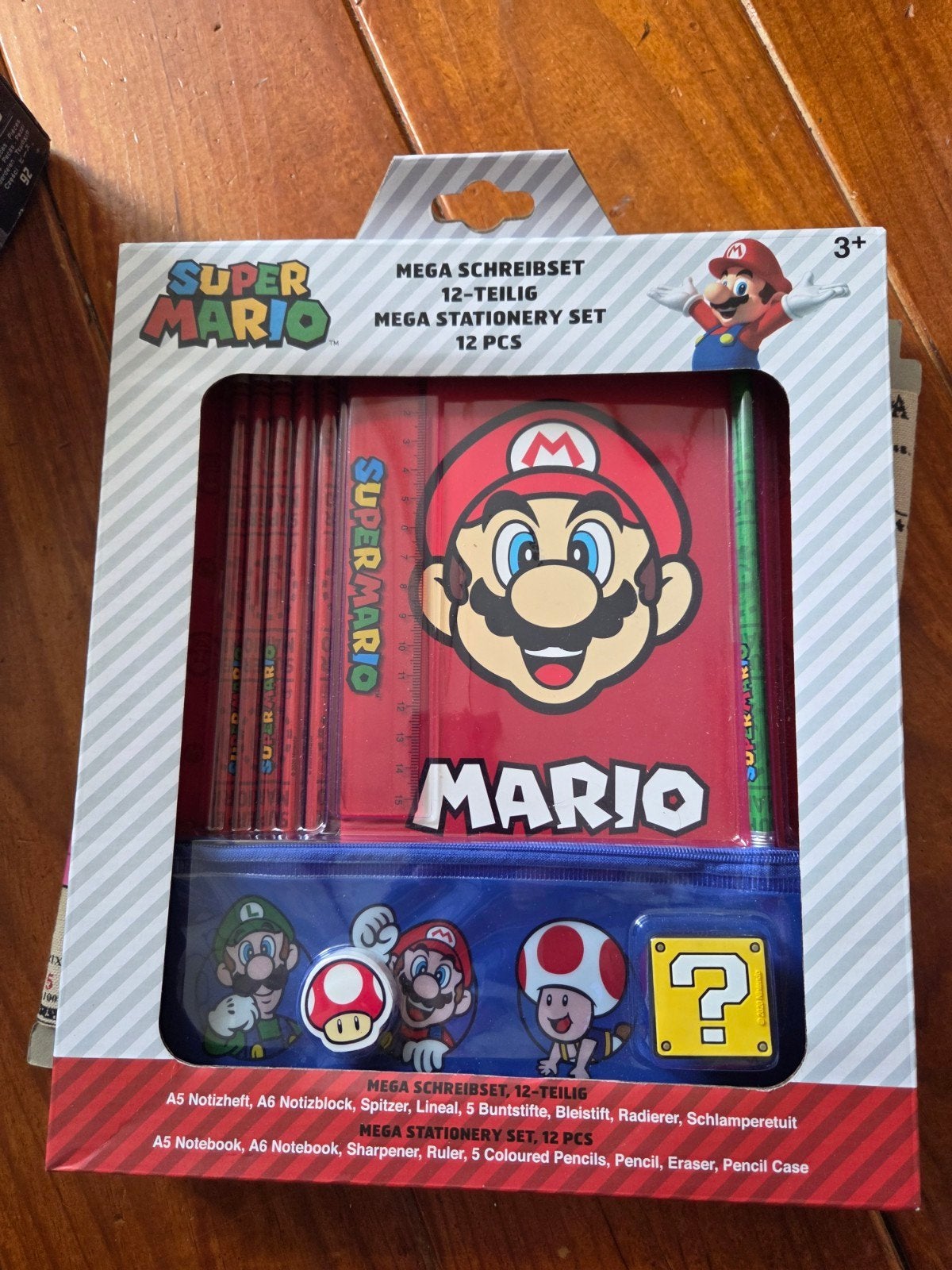 super Mario stiften en tas, Ophalen of Verzenden, Nieuw