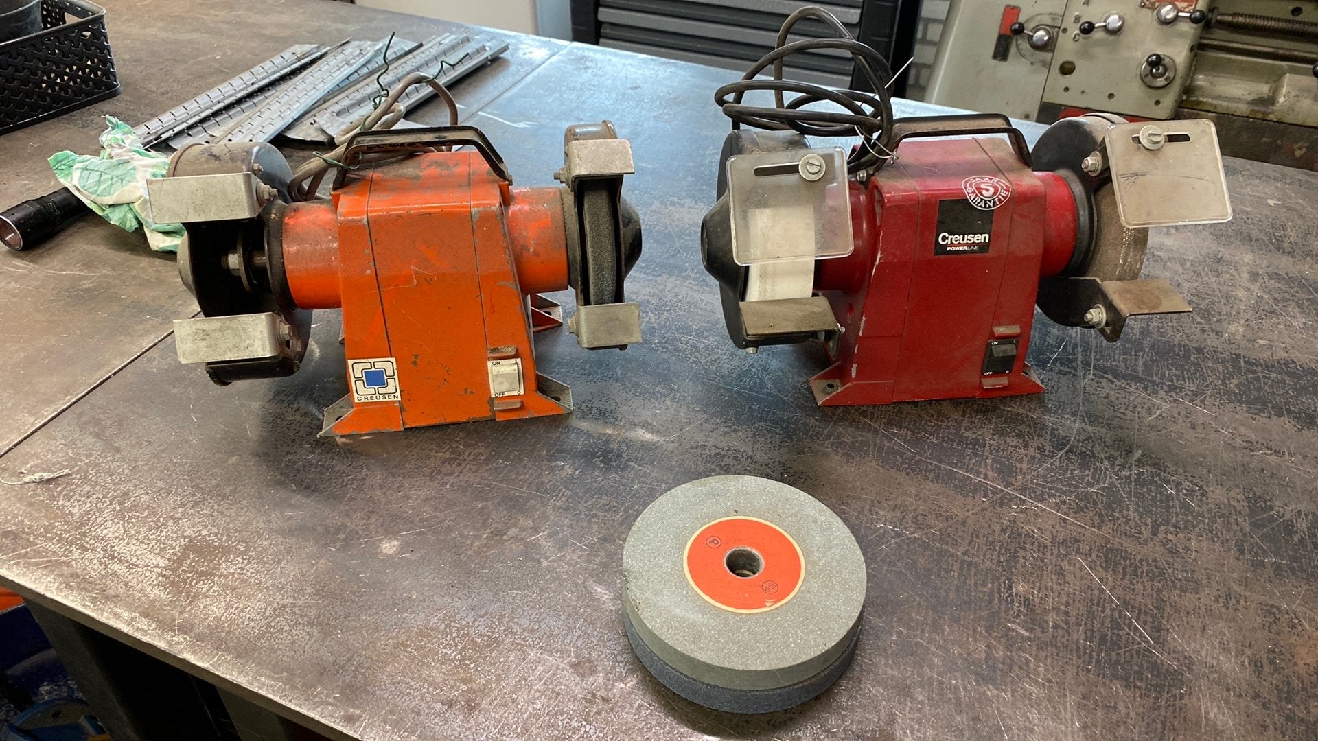 Slijpstenen, Doe-het-zelf en Verbouw, Gereedschap | Slijpmachines, Ophalen of Verzenden, Zo goed als nieuw, Minder dan 700 watt