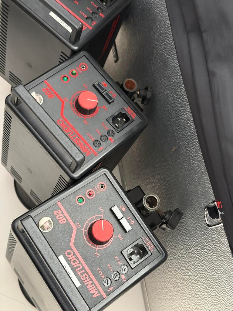 6 x Multiblitz Ministudio 802, Ophalen, Gebruikt