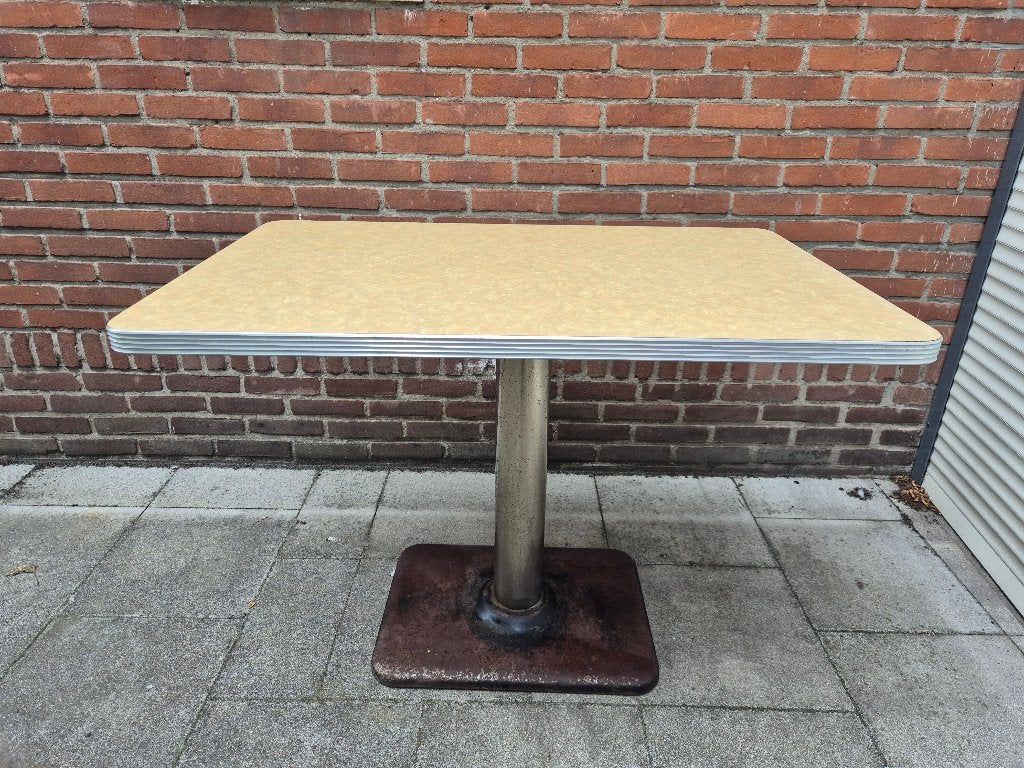 Originele 1950s USA formica / diner tafel uit een NY diner, Ophalen, Huis en Inrichting