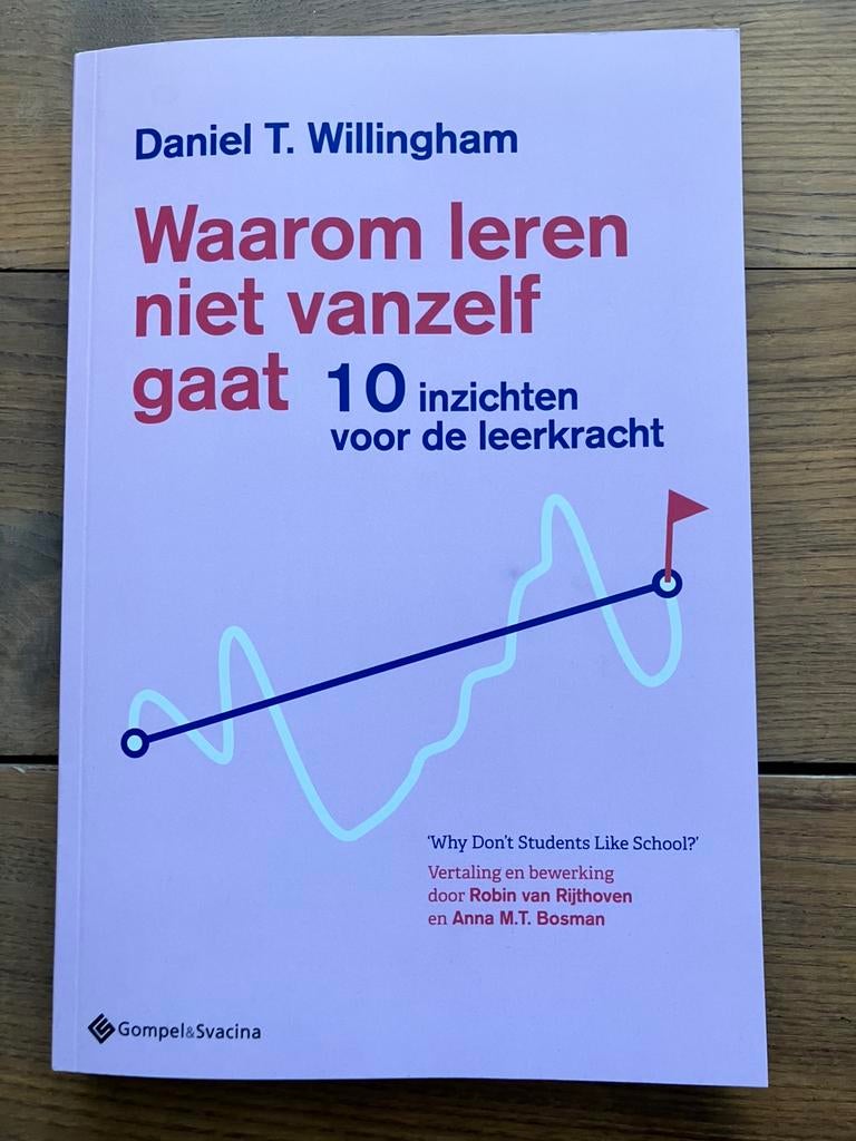 Waarom leren niet vanzelf gaat, Daniel T. Willingham. Nieuw!, Boeken, Studieboeken en Cursussen, Nieuw, HBO, Alpha, Ophalen