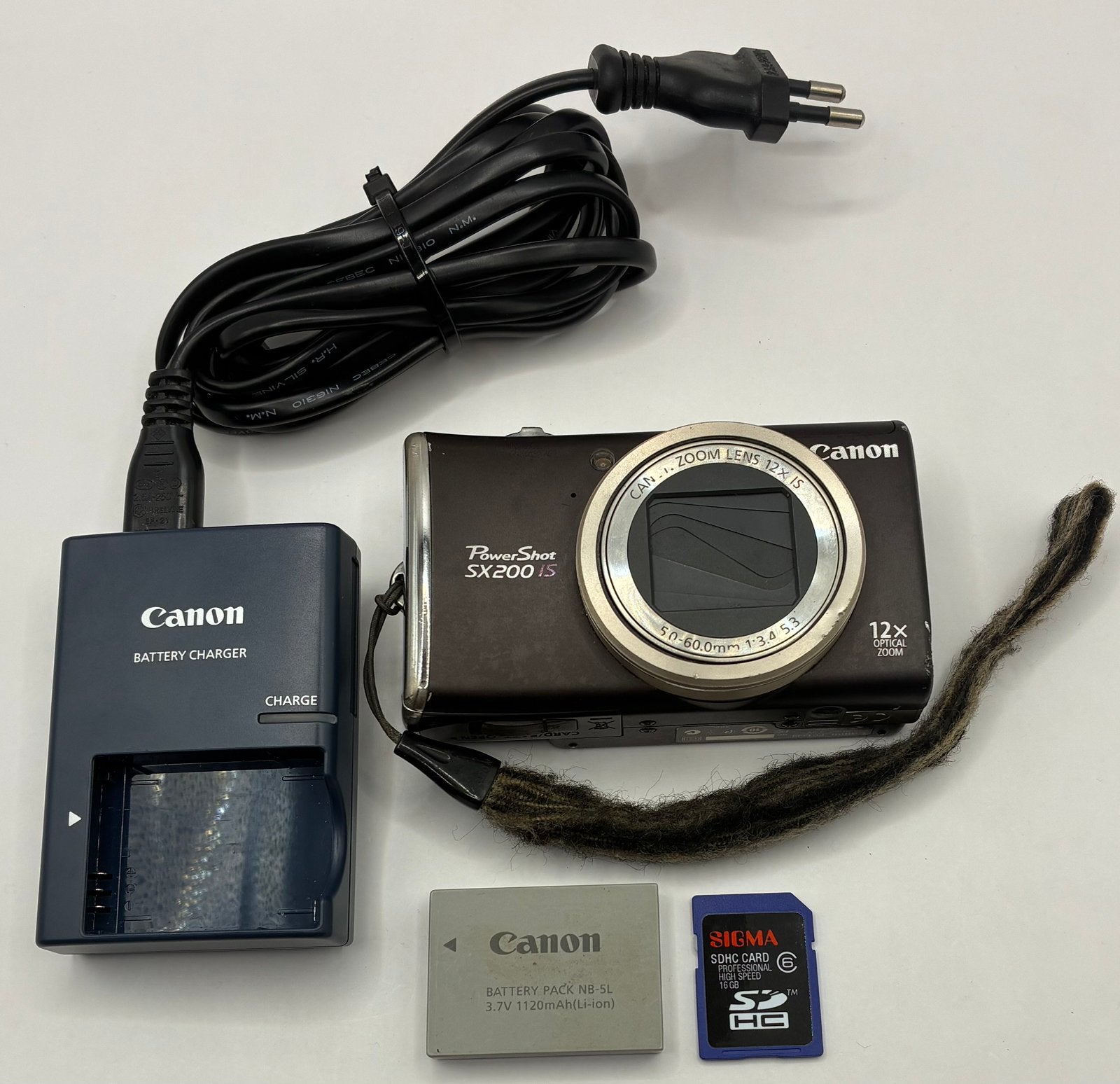 Canon PowerShot SX200 IS - compact camera, Audio, Tv en Foto, Fotocamera's Digitaal, Ophalen of Verzenden, Zo goed als nieuw, Canon