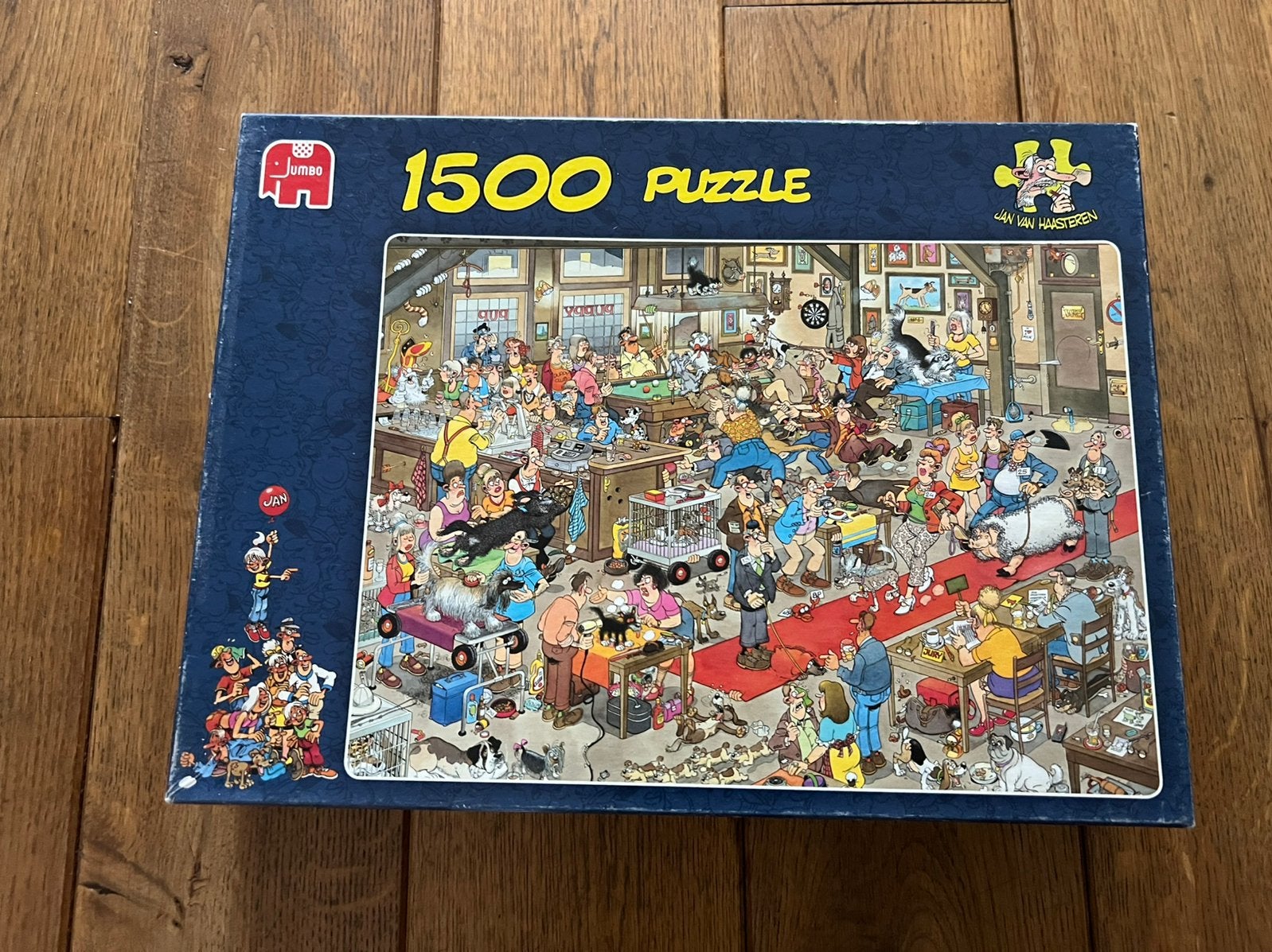 Jan van Haasteren puzzel 1500st, Hobby en Vrije tijd, Denksport en Puzzels, Ophalen of Verzenden, 500 t/m 1500 stukjes, Zo goed als nieuw