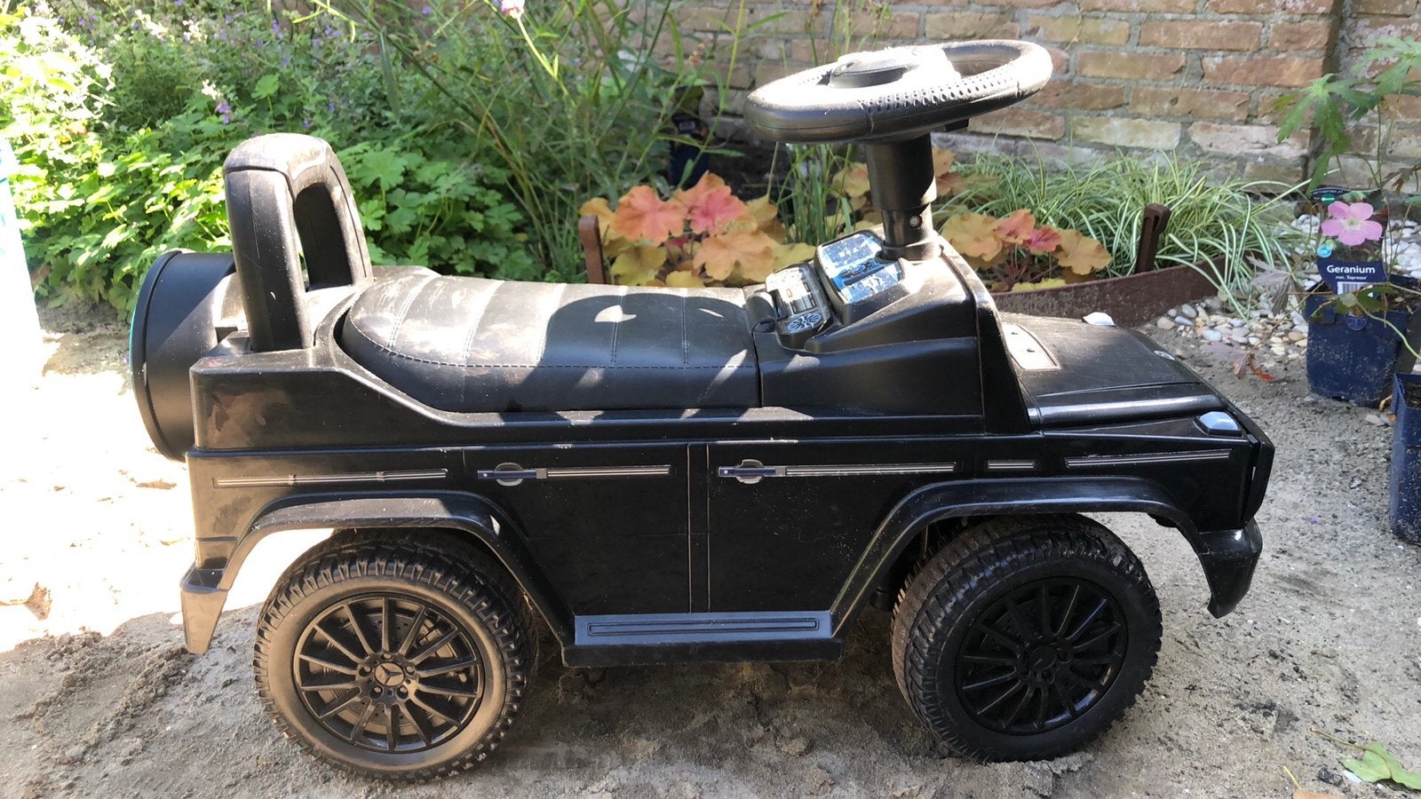 Mercedes G klasse loopauto zwart goede staat, Zo goed als nieuw