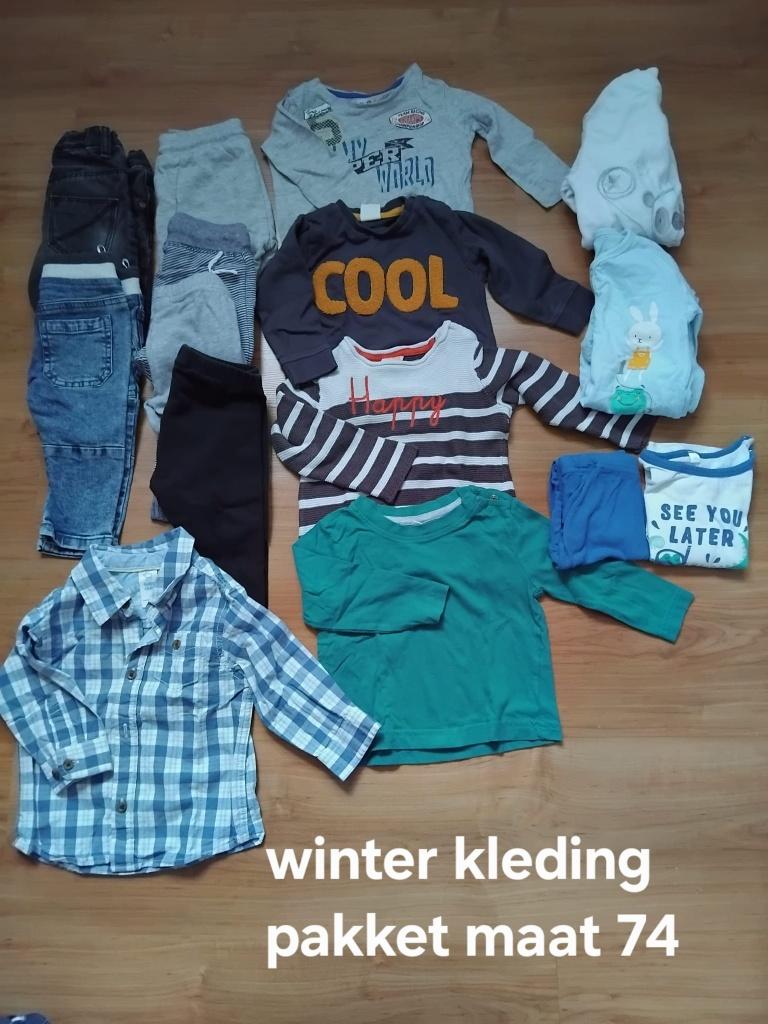 KLEDING MAAT 74, Kinderen en Baby's, Babykleding | Maat 74, Ophalen, Zo goed als nieuw, Jongetje
