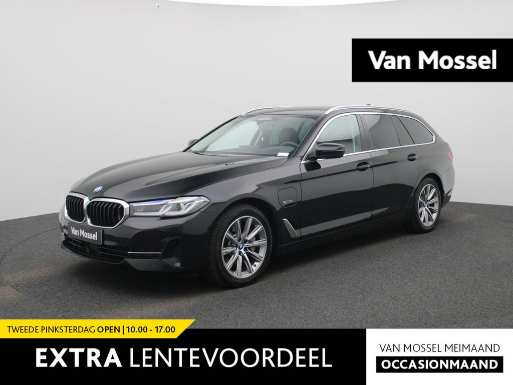 BMW 5 Reeks Touring 520e | Automaat | Lederen Bekleding | Na, Automaat, Gebruikt, Zwart, 4 cilinders