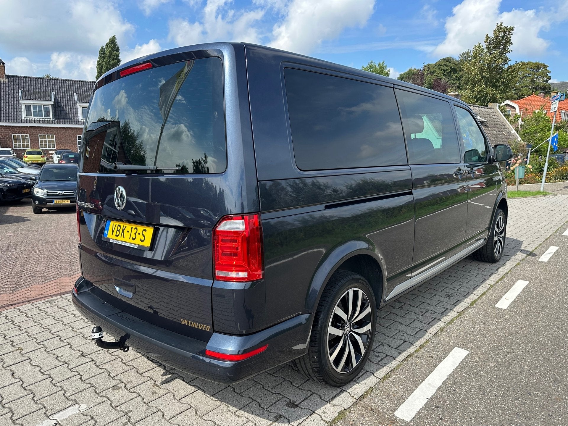 Volkswagen Transporter 2.0 TDI L2H1 DC Highline, 2x Schuifde, Auto's, Stof, Gebruikt, 4 cilinders, Origineel Nederlands