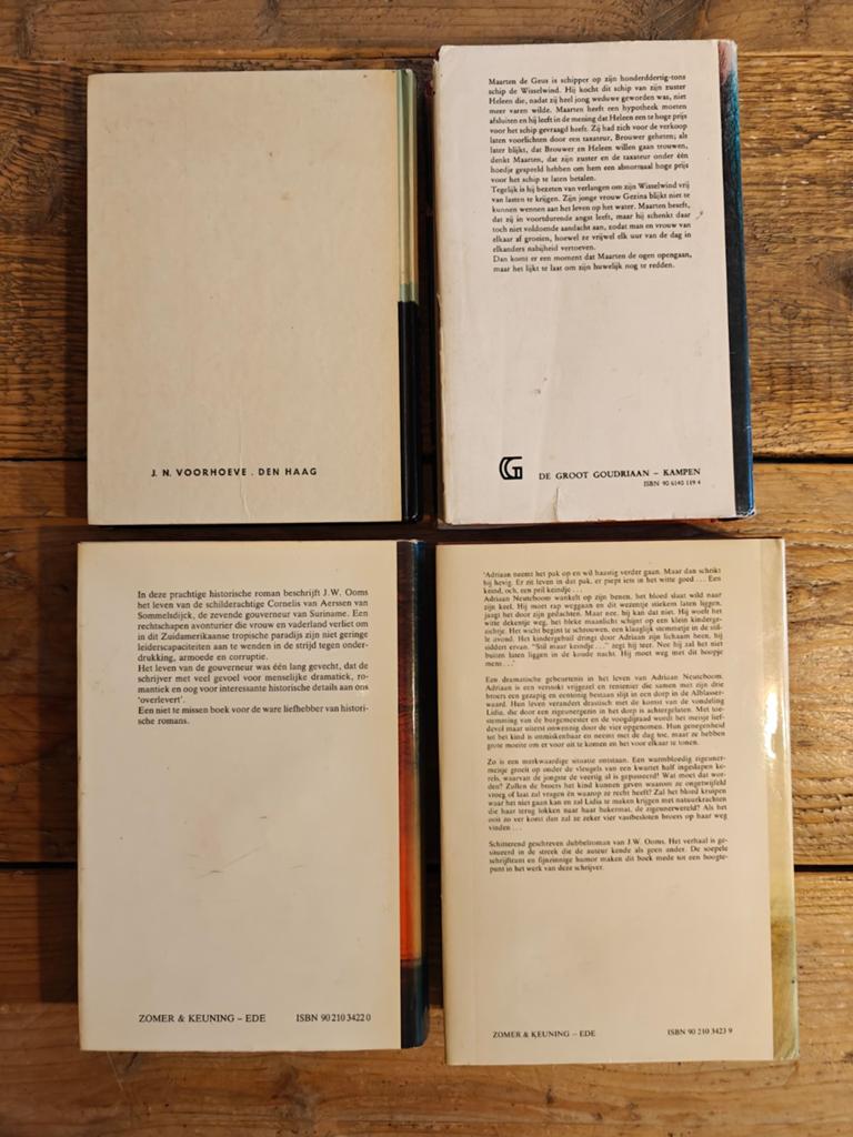 4 Boeken van J.W. Ooms., Boeken, Ophalen of Verzenden, Zo goed als nieuw