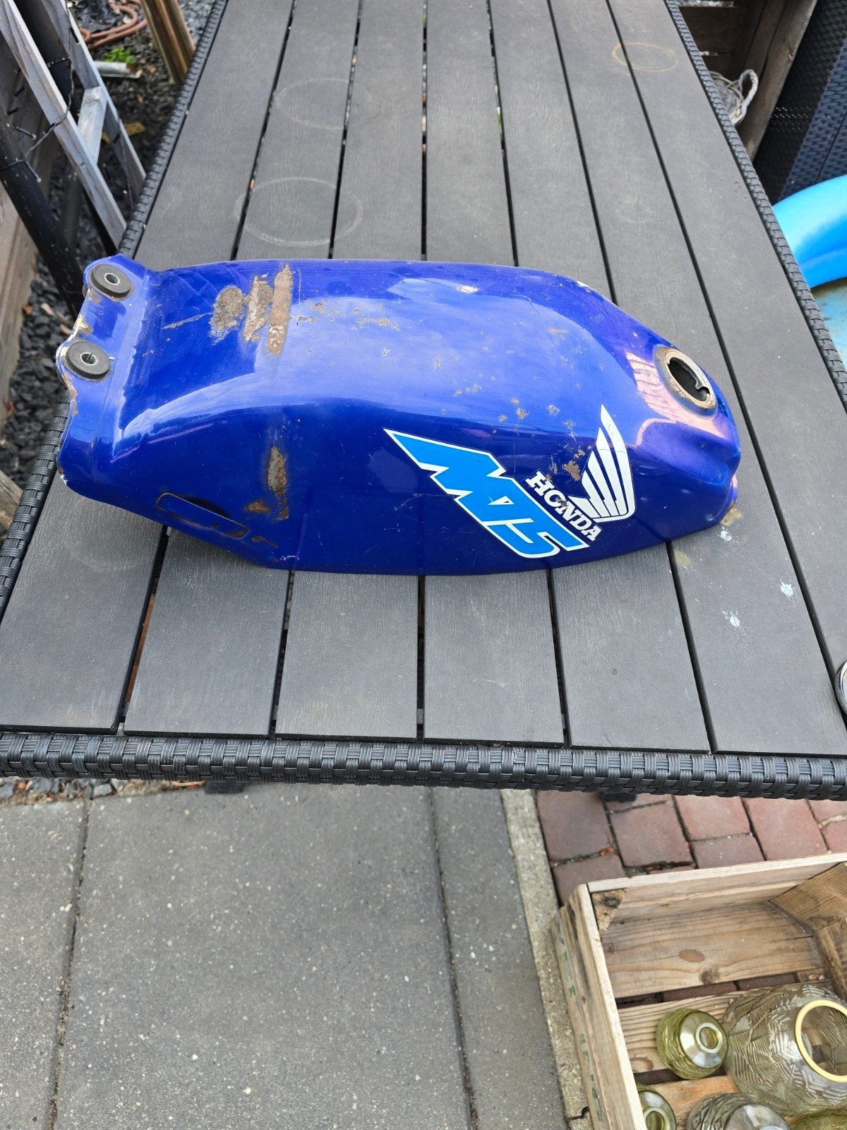 honda mt5 Tank, Fietsen en Brommers, Brommeronderdelen | Algemeen, Ophalen of Verzenden, Gebruikt, Tank
