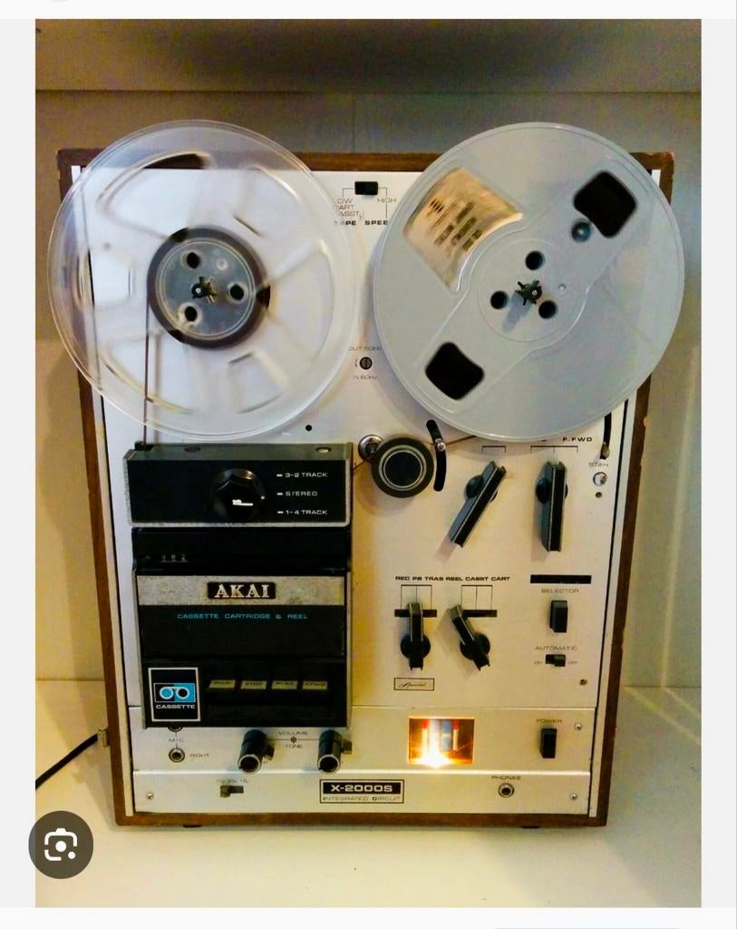Gezocht deze akai bandrecorder x 2000s, Audio, Tv en Foto, Bandrecorders, Ophalen of Verzenden, Bandrecorder