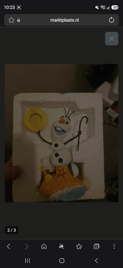 Nieuw Disney Frozen Olaf beeldje - Nooit uit doos geweest, Verzamelen, Disney, Verzenden, Overige figuren, Nieuw, Beeldje of Figuurtje
