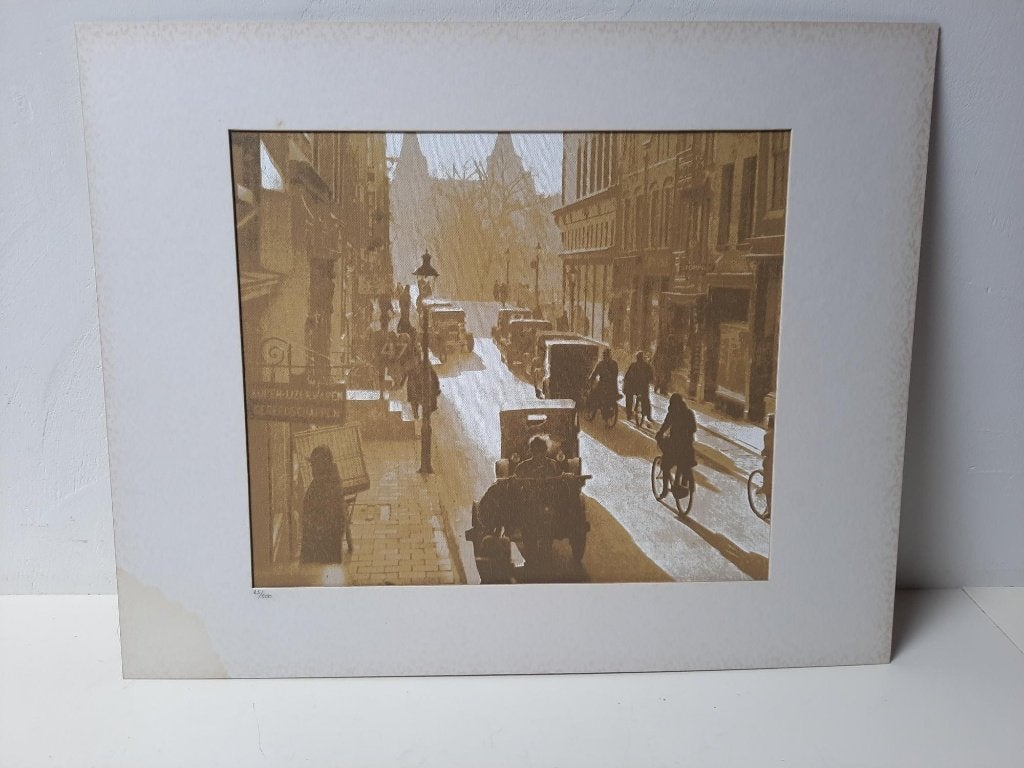 Foto Breitner Repro Theo Mescing, Ophalen, Foto, Zo goed als nieuw, Voor 1940