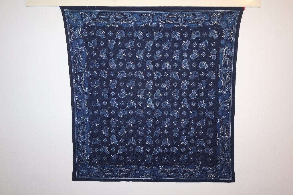 antieke blauwdruk hoofddoek, Staphorster klederdracht, Ophalen of Verzenden