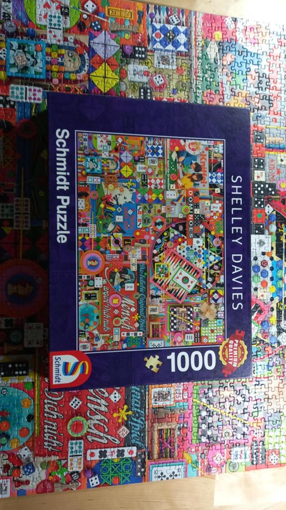 Schmidt Puzzle Shelley Davies - 1000 stukjes, Ophalen of Verzenden, Zo goed als nieuw