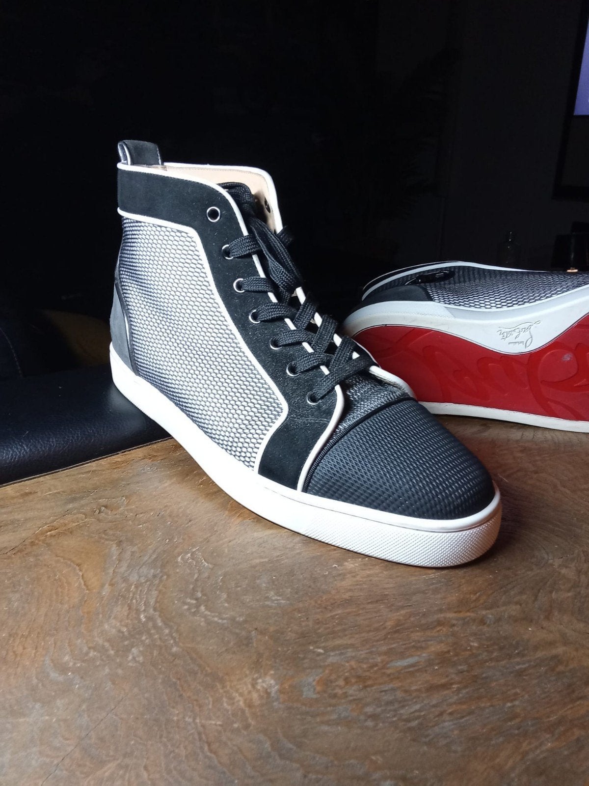 Christian Louboutin sneakers maat 45, Kleding | Heren, Schoenen, Christian Louboutin, Zwart, Ophalen of Verzenden, Sneakers of Gympen