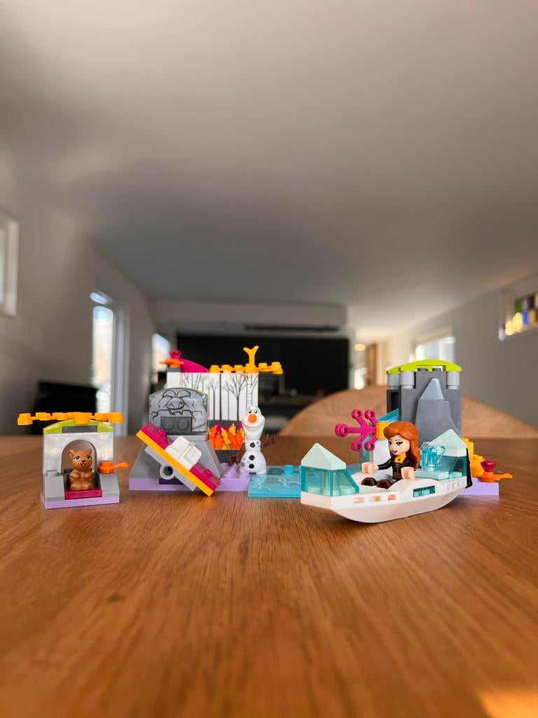 Lego Disney Frozen II set, 41165, compleet incl boekje, Ophalen of Verzenden, Zo goed als nieuw, Complete set, Lego