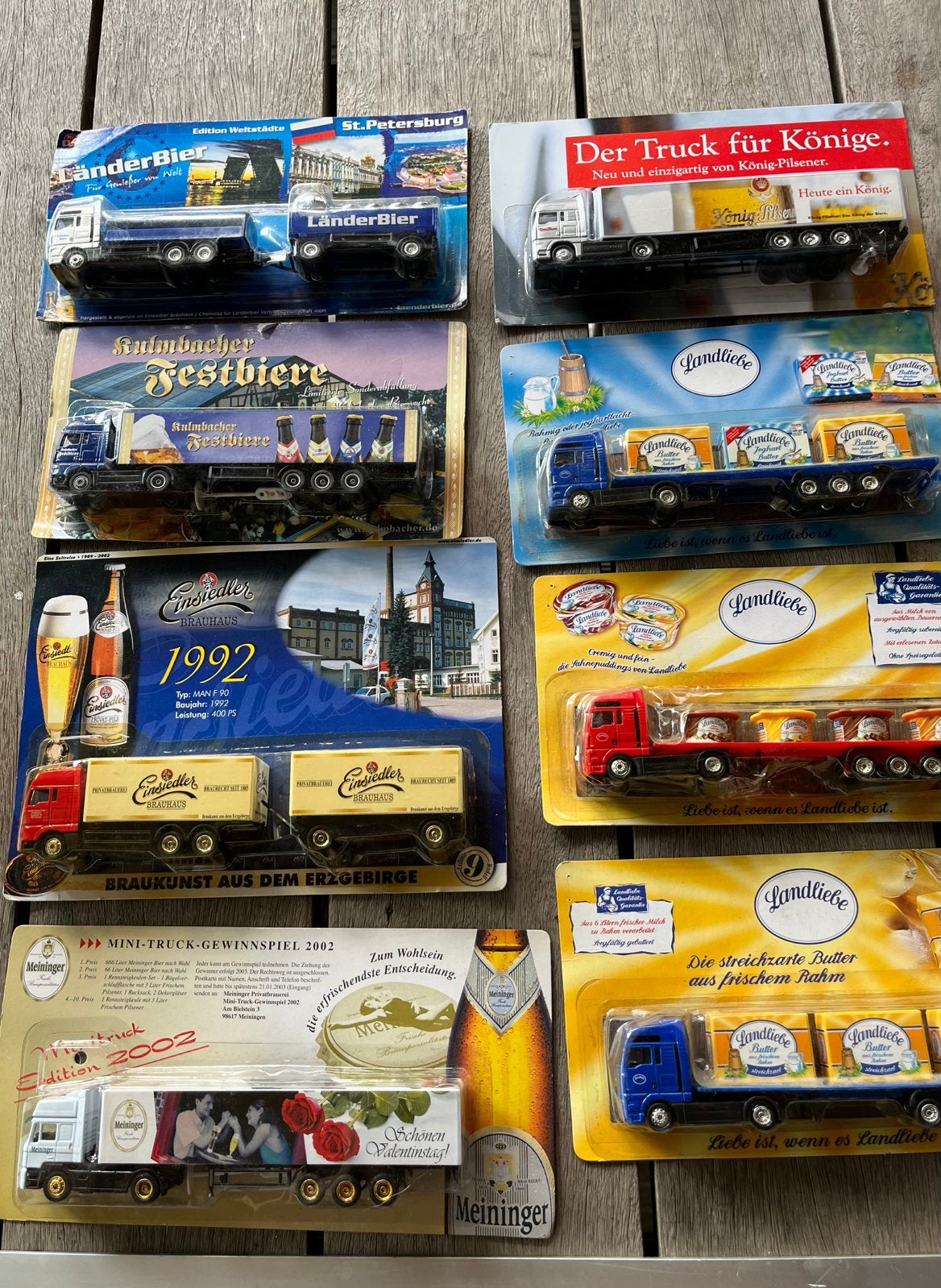 8 reclame trucks, Ophalen of Verzenden, Nieuw, Bus of Vrachtwagen, Overige merken