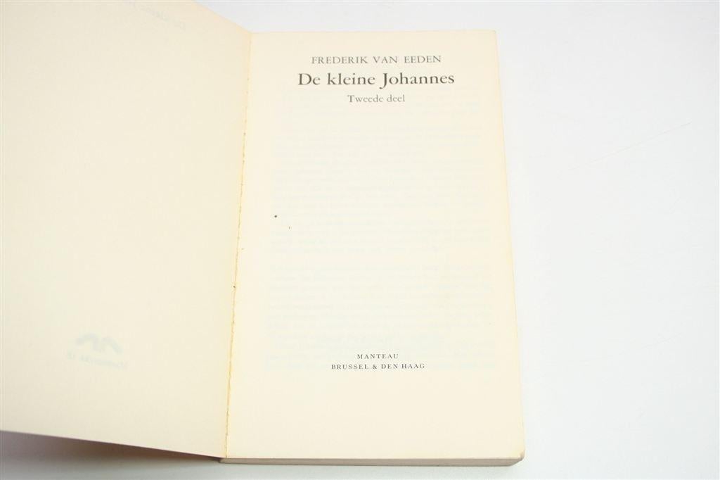 De Kleine Johannes 2e Deel — Frederik van Eeden, Boeken, Ophalen of Verzenden, Gelezen