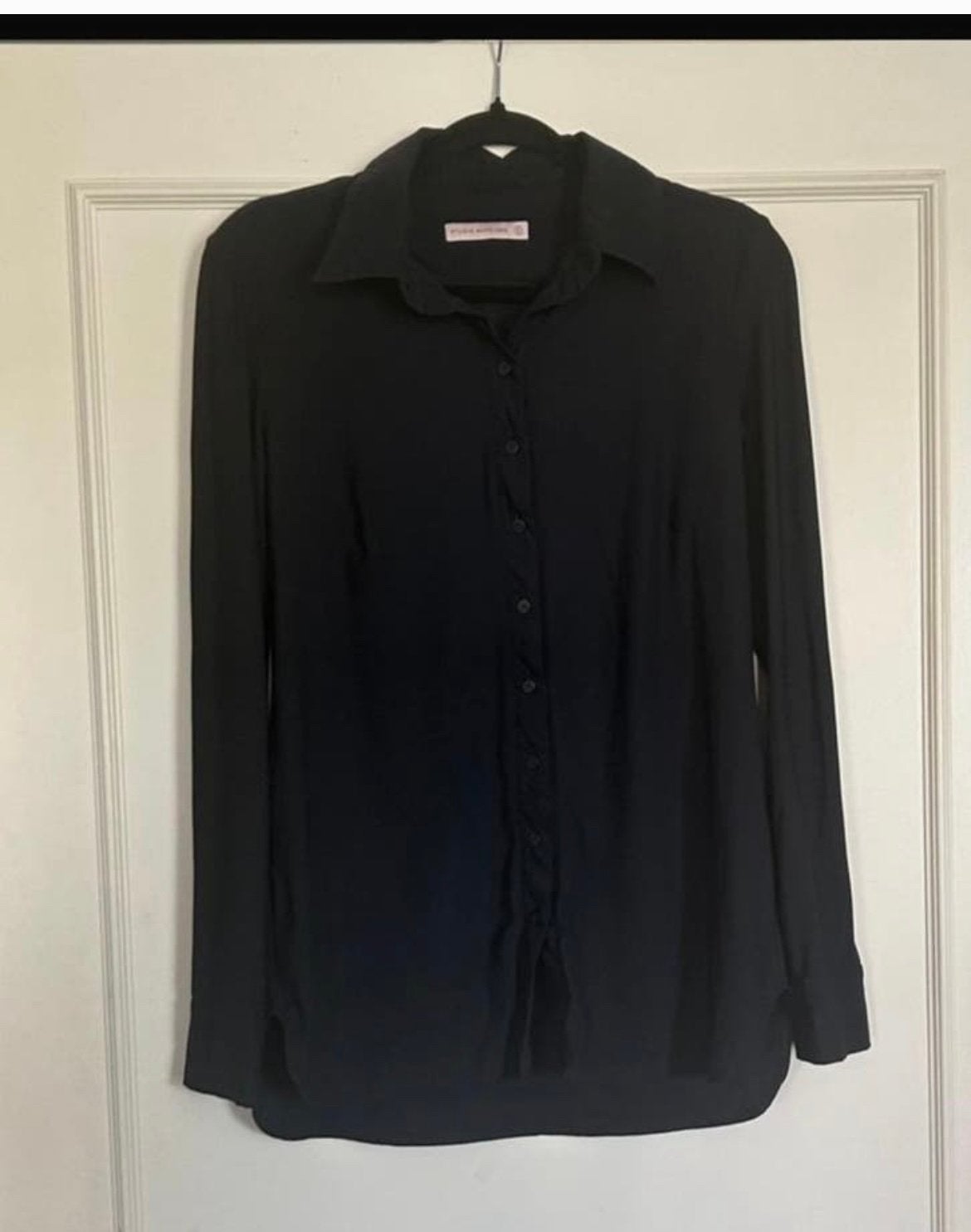 Donkerblauwe, Dark Blue Studio Anneloes Poppy blouse in S, Verzenden, Zo goed als nieuw, Maat 36 (S), Blauw