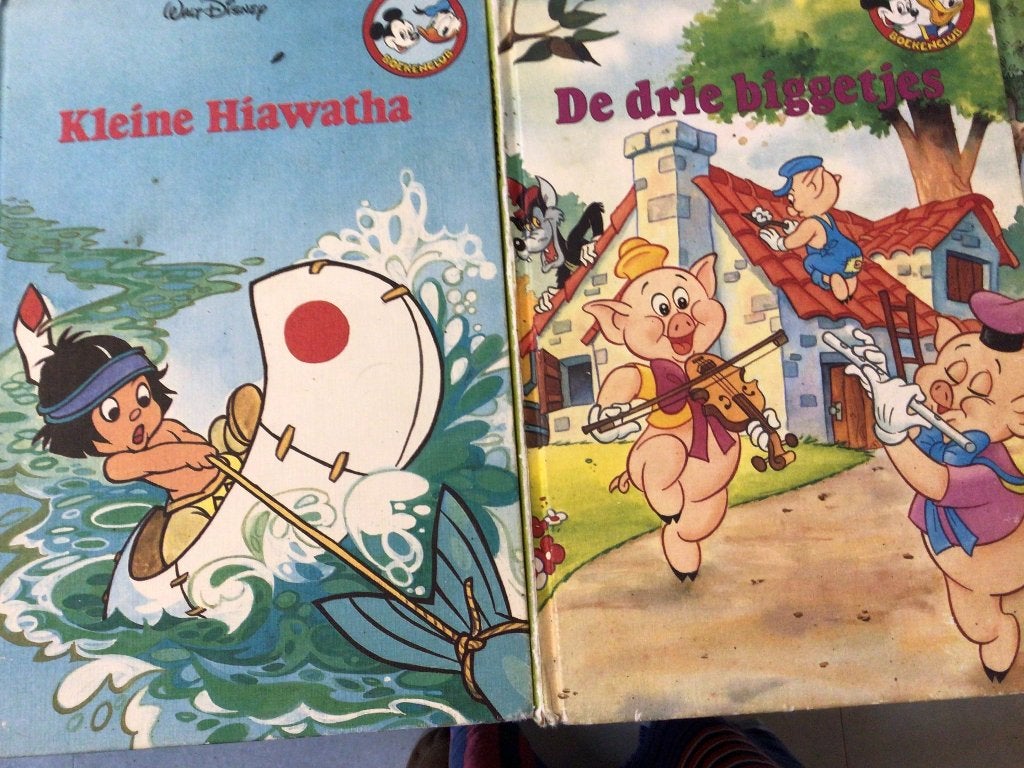 Kinderboeken. Walt Disney, Ophalen, Sneeuwwitje of Doornroosje, Gebruikt, Overige typen