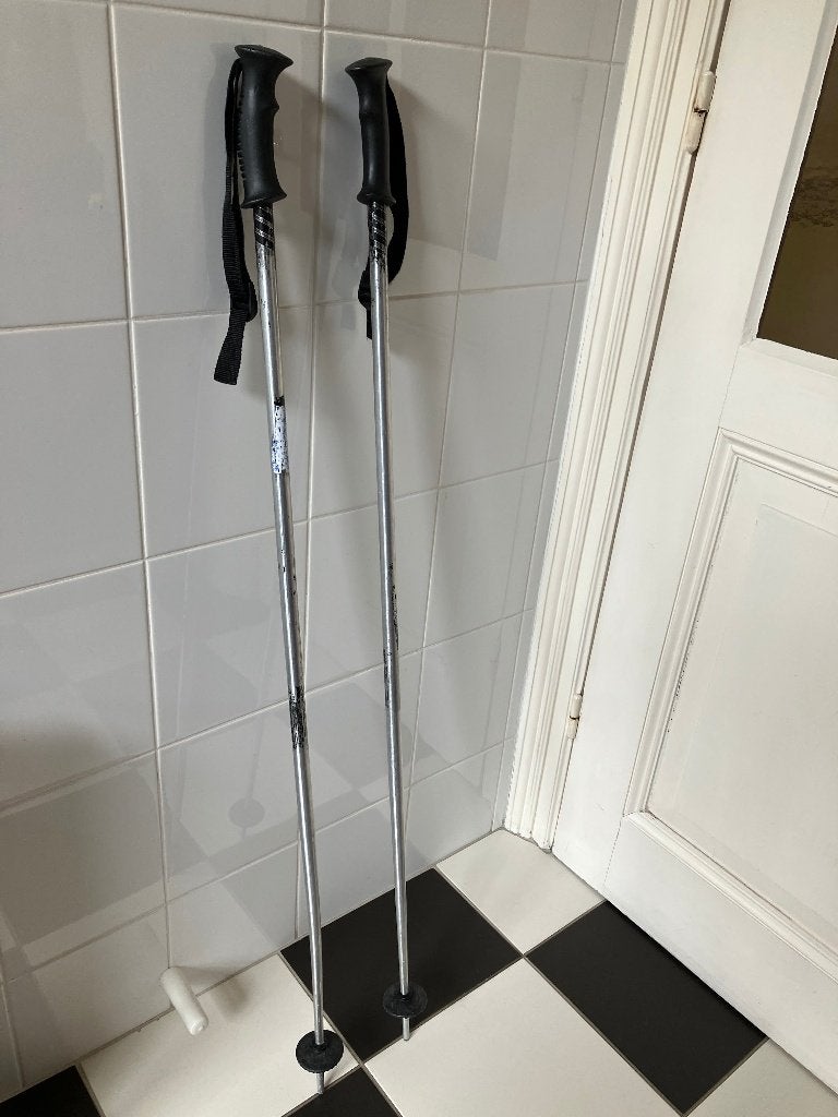 Skistokken lengte 1.20 m , Sport en Fitness, Gebruikt, Stokken, 100 tot 140 cm, Skiën
