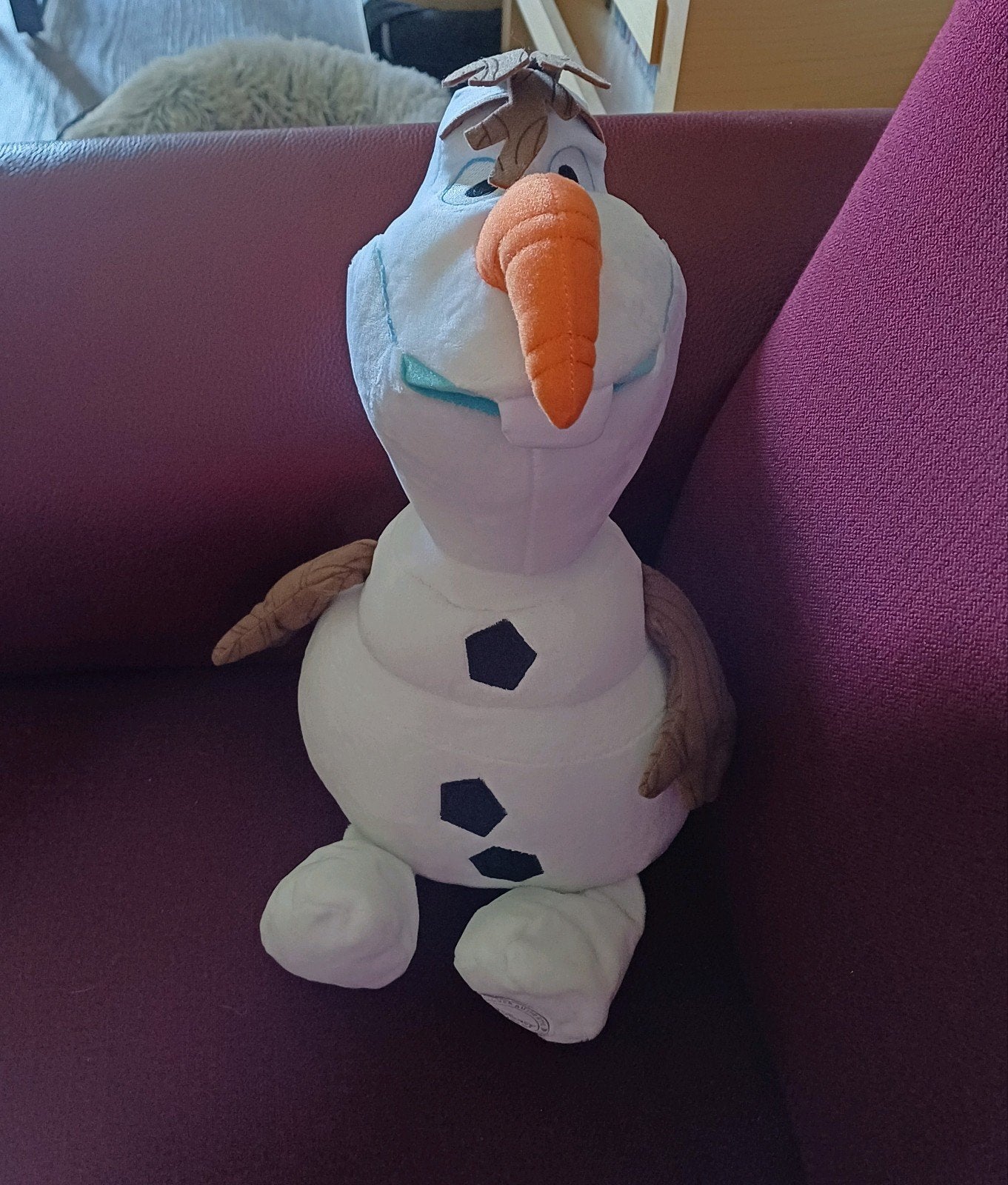 Disney land Parijs Olaf knuffel van Frozen 50 cm, Ophalen, Zo goed als nieuw, Overige typen
