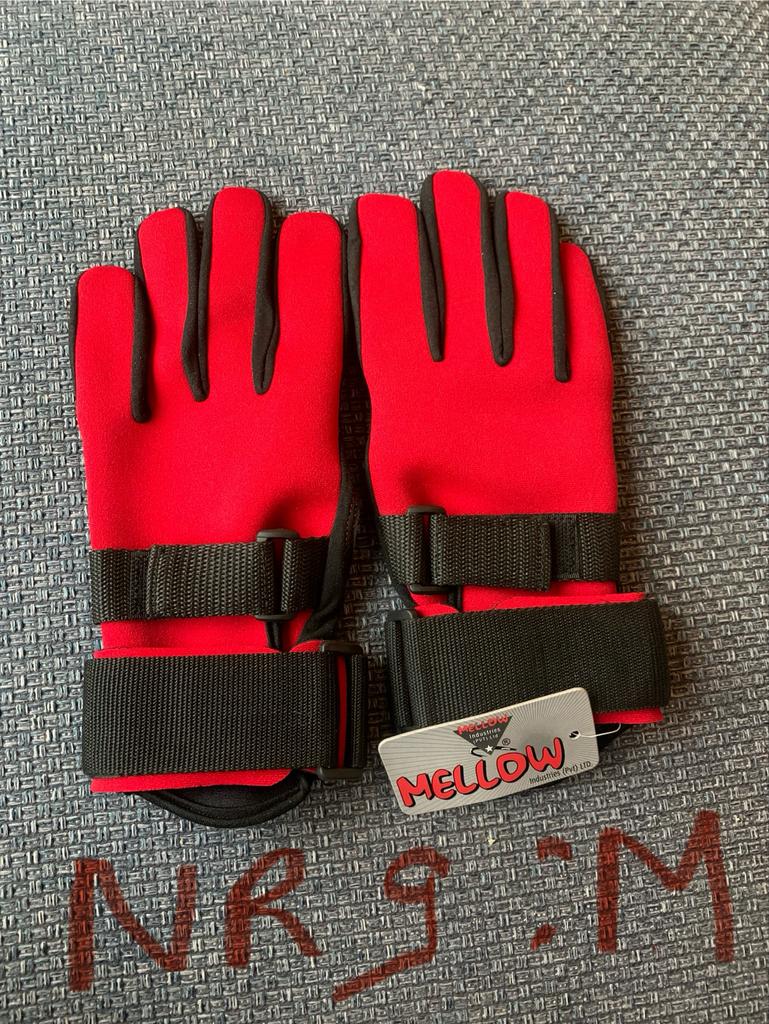 Mellow Zeilhandschoenen - Rood/Zwart, Watersport en Boten, Ophalen of Verzenden, Nieuw, Dame of Heer, Overige typen