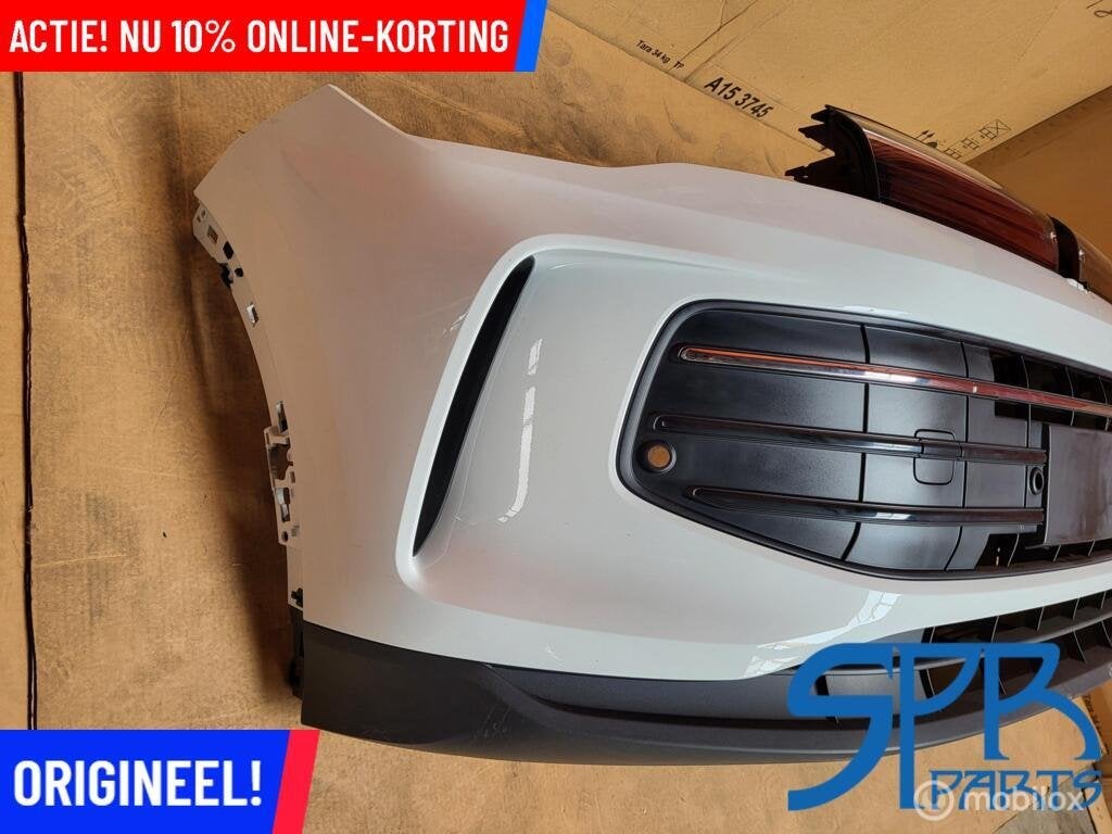 Vw TIGUAN 571 CT1 LIFE LC9A VOORBUMPER PURE WHITE GRILLE NEW, VOLKSWAGEN, Volkswagen, Nieuw, Ophalen of Verzenden