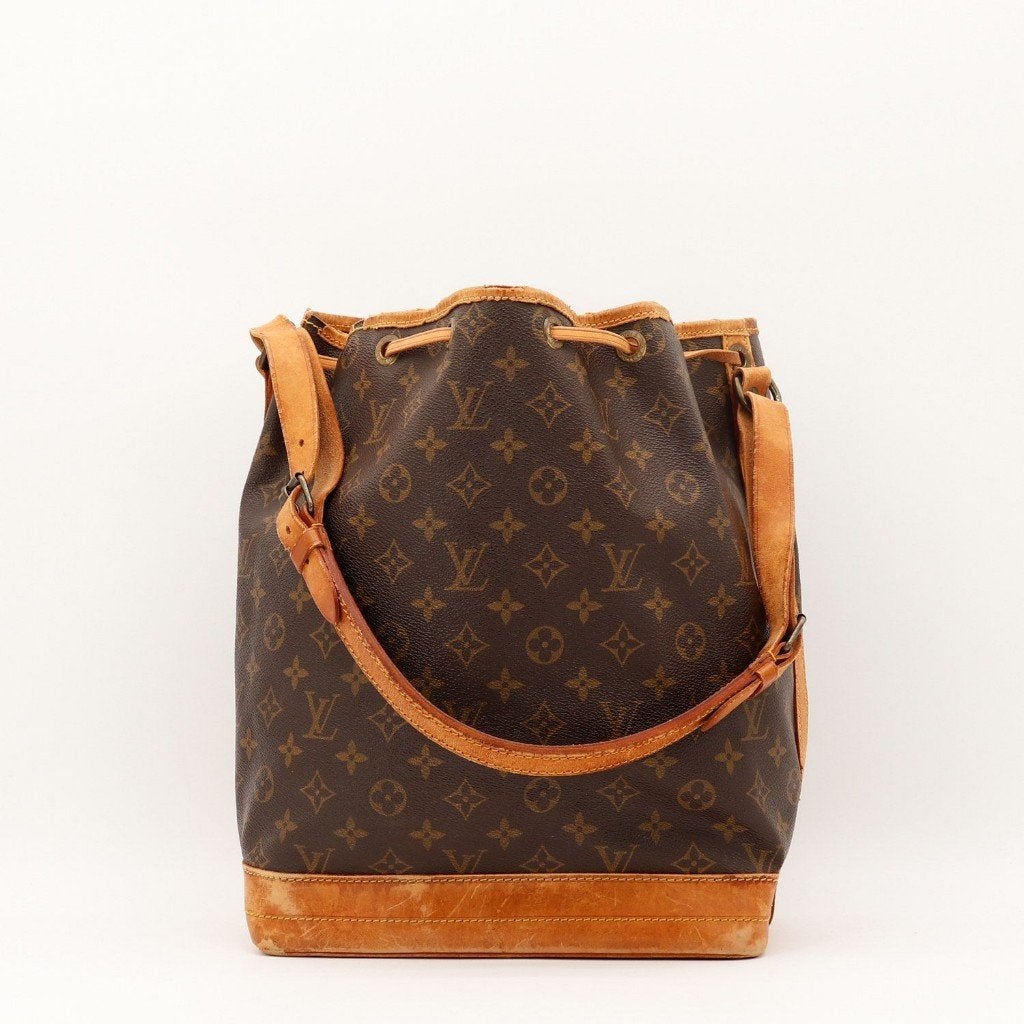 Louis Vuitton Noé leer 26x34x19 cm handtas, Verzenden, Gebruikt, Bruin, Handtas