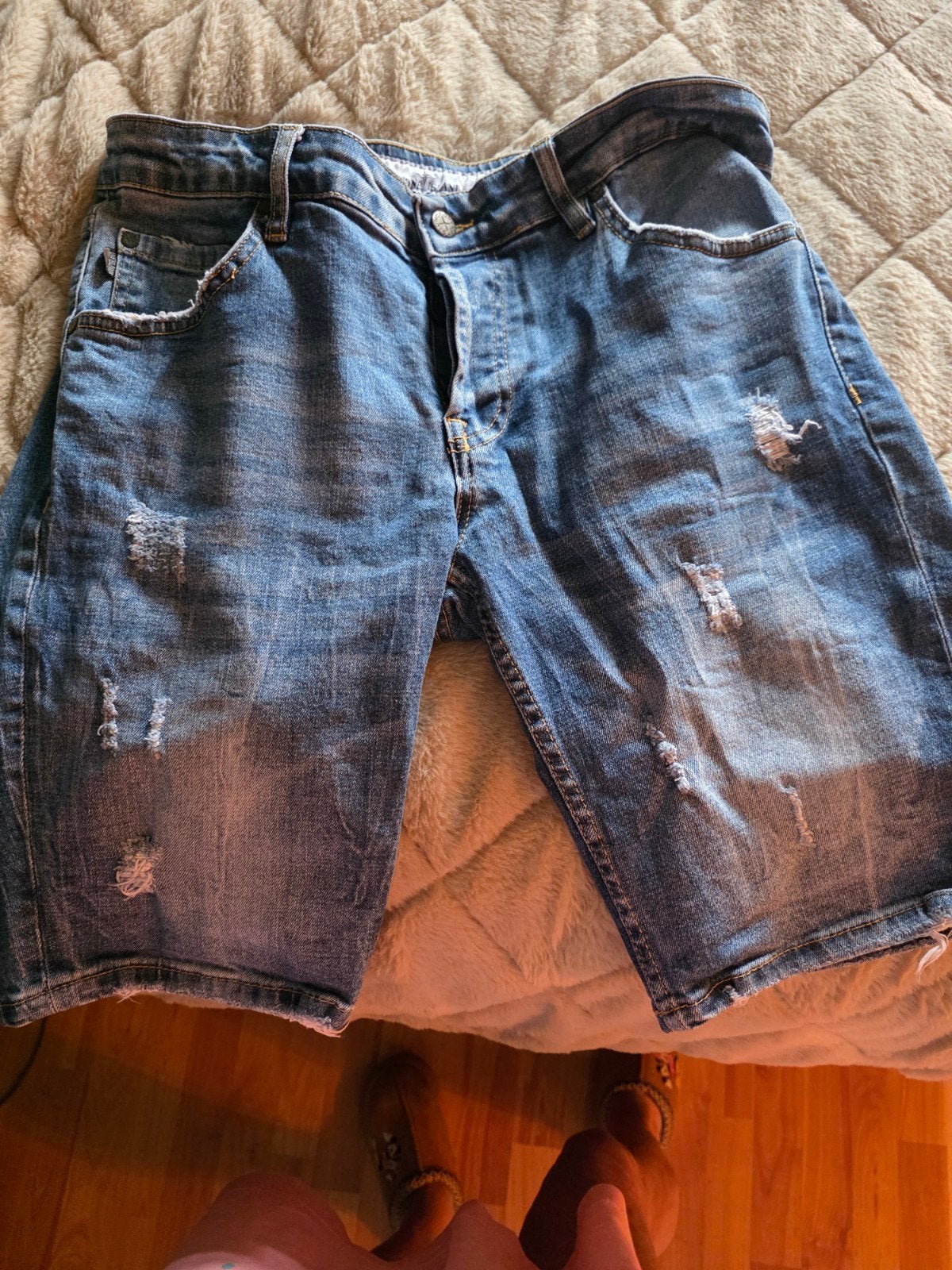 te koop stone island korte broek spijkerbroek, Ophalen of Verzenden, Gedragen, Blauw, Stone Island