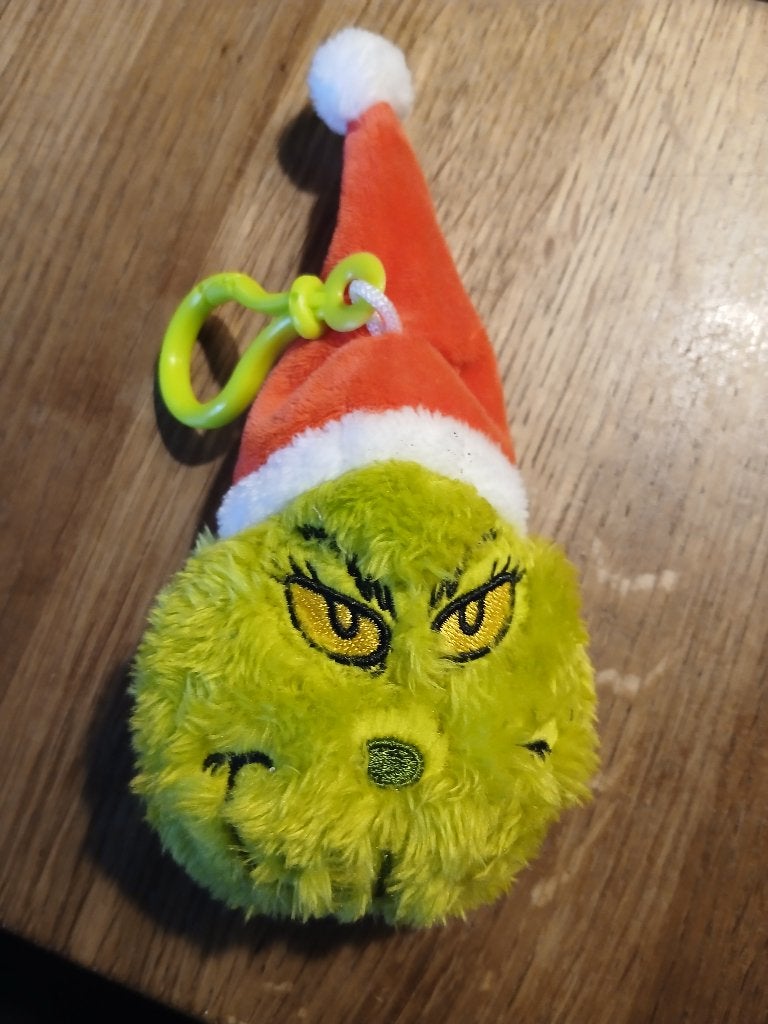 Sleutelhanger Grinch, Ophalen of Verzenden, Zo goed als nieuw, Knuffel of Figuurtje