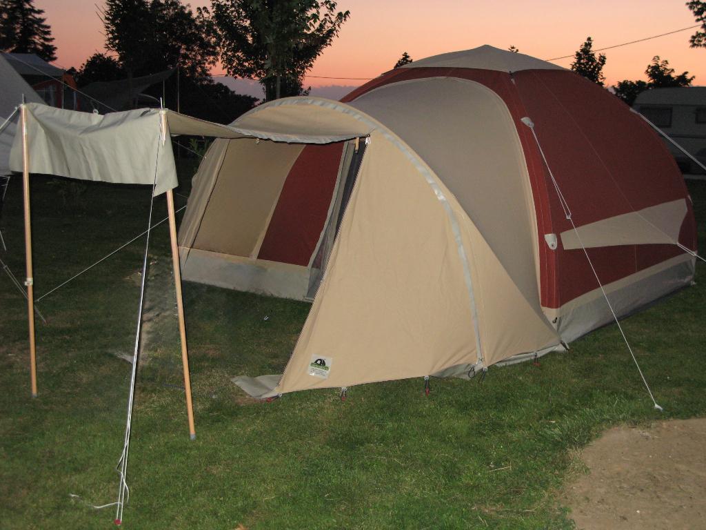 Karsten oppompbare Tent Type 2.40, Caravans en Kamperen, Tenten, Ophalen, Zo goed als nieuw, Tot en met 3