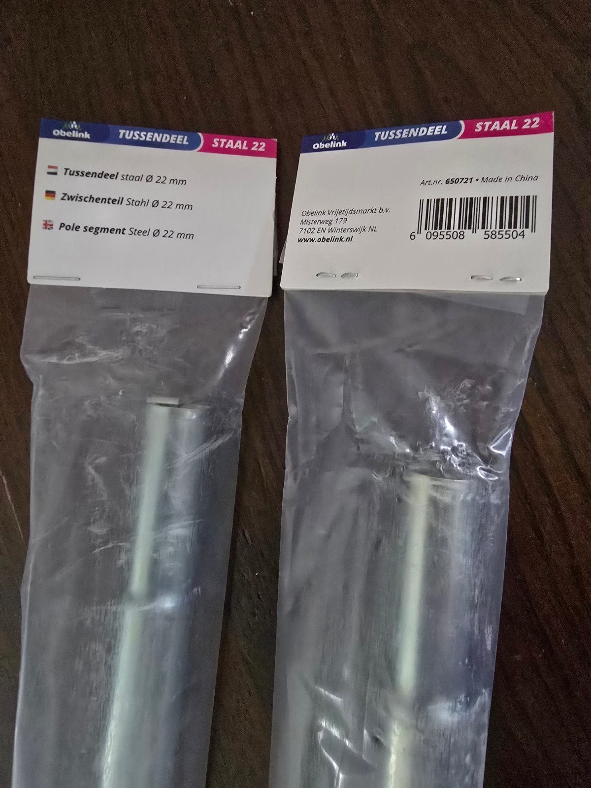 Tentstokken tussendelen obelink, Ophalen, Nieuw