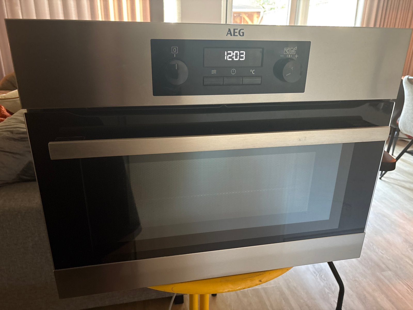 AEG KMS361000M Combi-oven, Ophalen, 45 tot 50 cm, Gebruikt, AEG