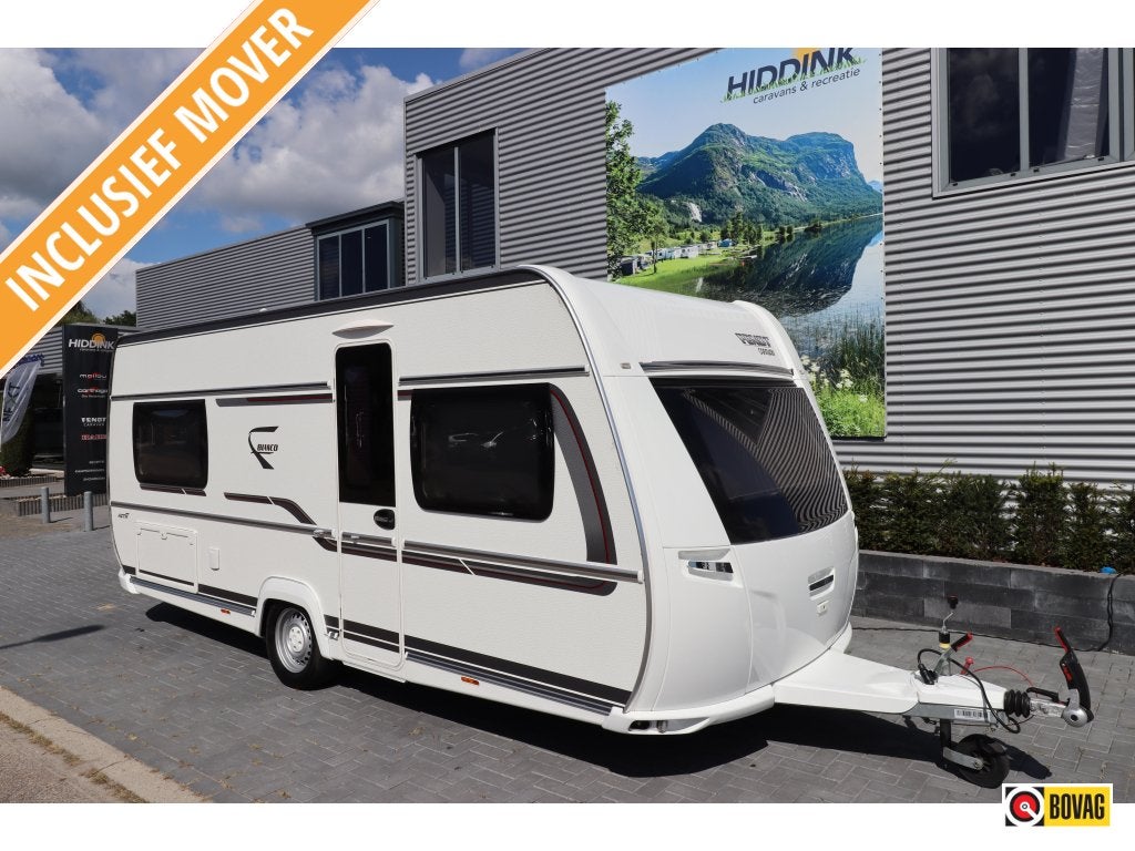 Fendt Bianco Activ 495 SFE, Caravans en Kamperen, Caravans, Standaardzit, Bedrijf, Schokbreker, Overige typen