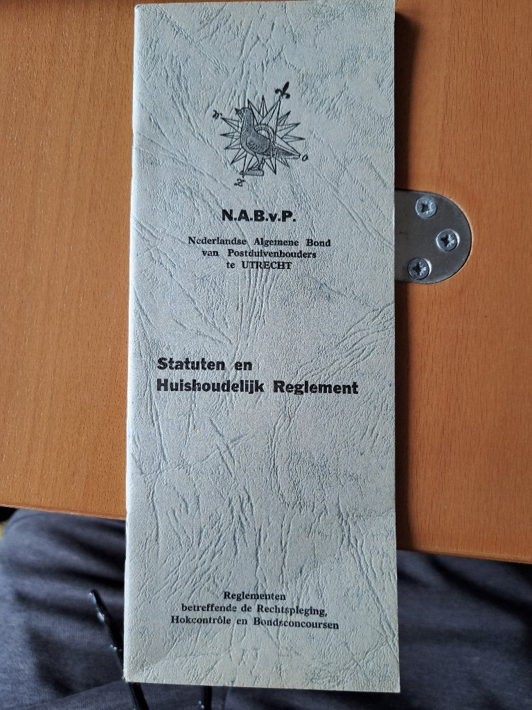N A B van P Postduiven Reglementen 1961, Ophalen of Verzenden, Gelezen, Vogels