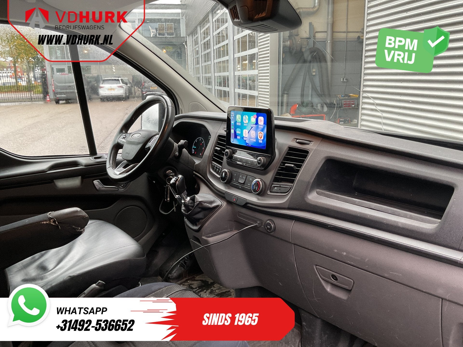 Ford Transit Custom 2.0 TDCI 130 pk L2 EXPORT Riem V.V/ Carp, Auto's, Stof, Euro 6, 4 cilinders, Zwart
