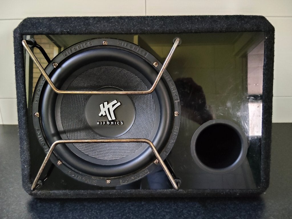 Hifonics Subwoofer + versterker HFI400 - 1000watt, Ophalen of Verzenden, Gebruikt