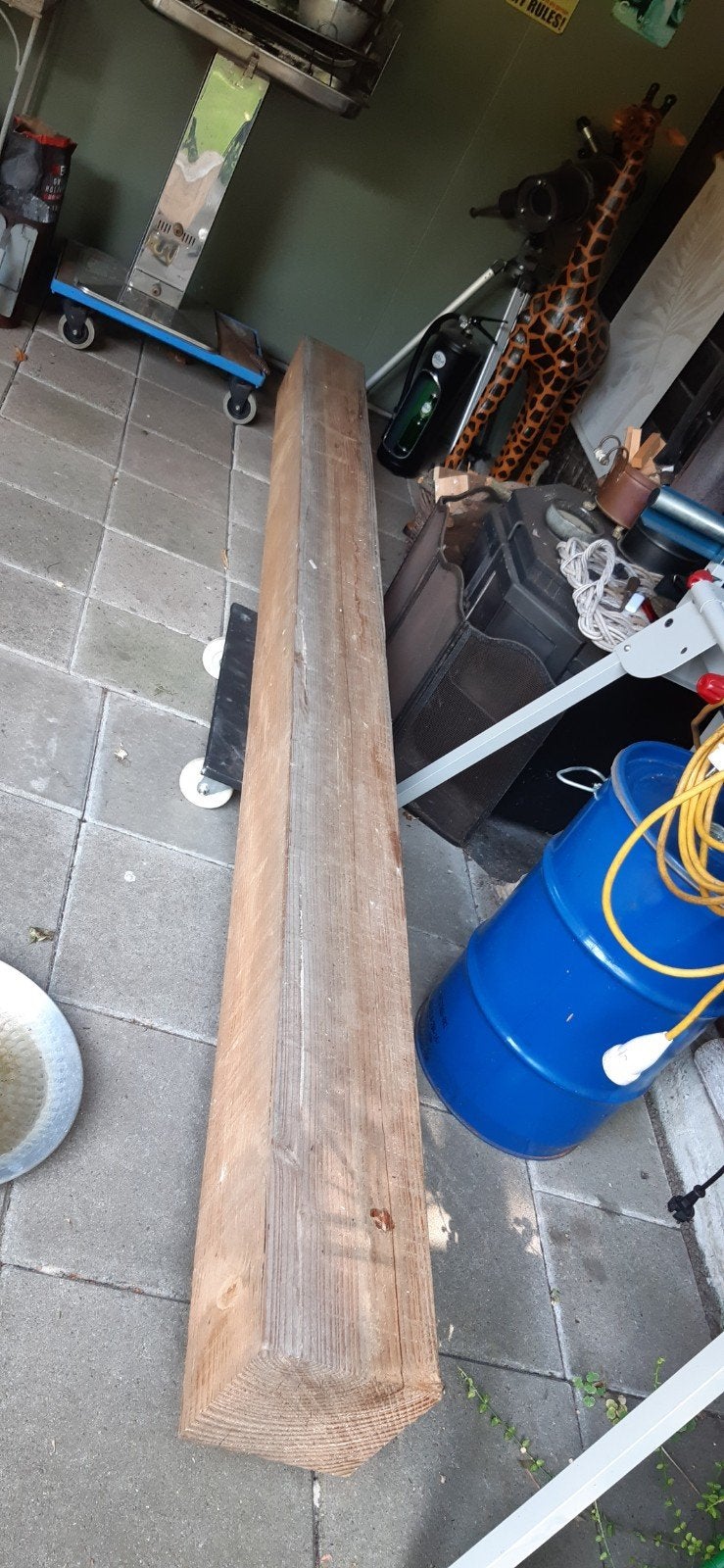 houten balk, Ophalen, 250 cm of meer, Balken