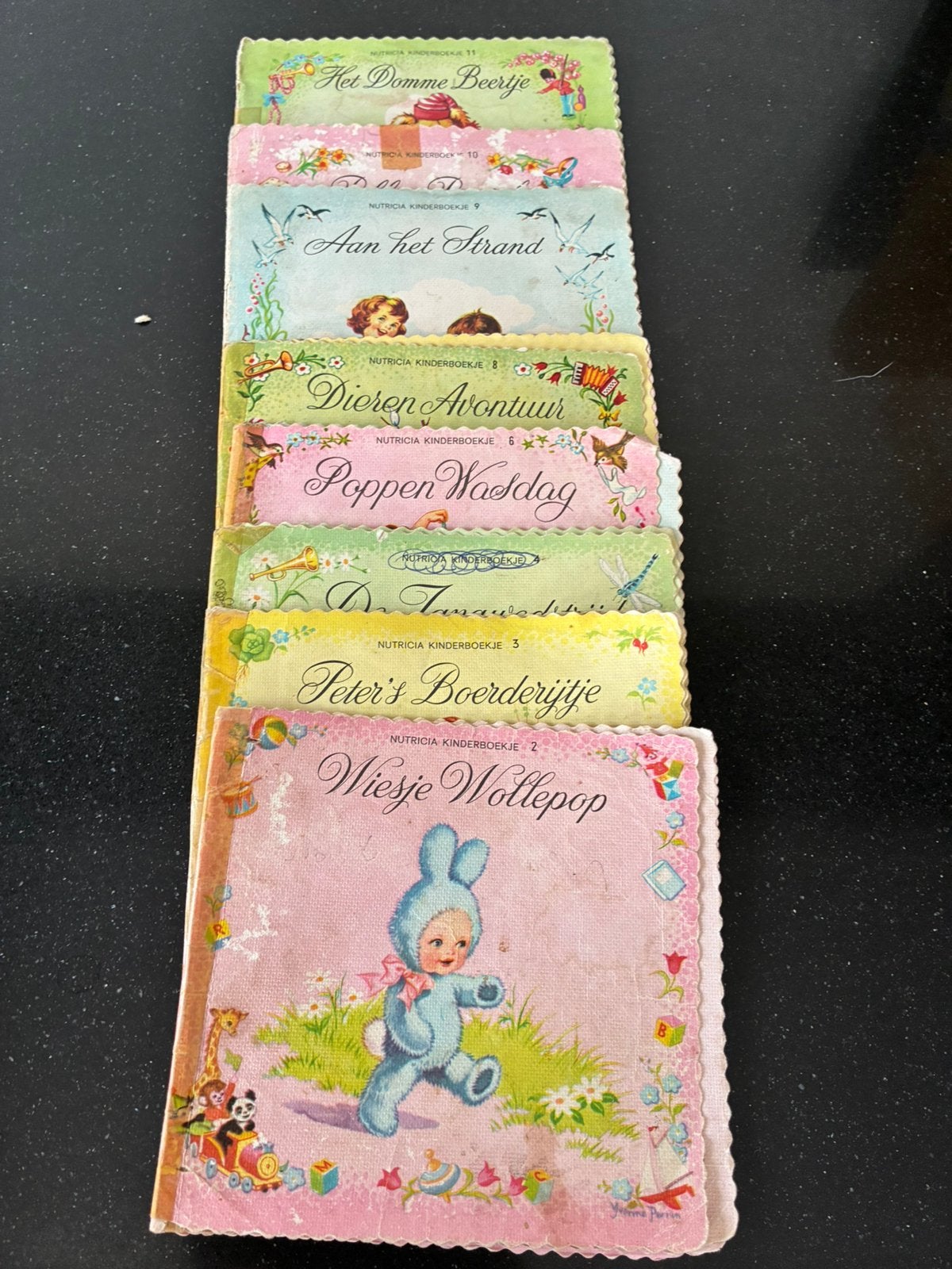 Nutricia kinderboeken 8 stuks vintage, Boeken, Kinderboeken | Baby's en Peuters, Ophalen of Verzenden, Gelezen, Uitklap-, Voel- of Ontdekboek