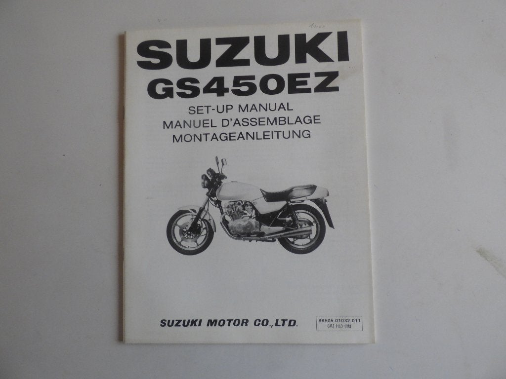 SUZUKI GS450EZ MONTAGE HANDLEIDING, Ophalen of Verzenden, Suzuki