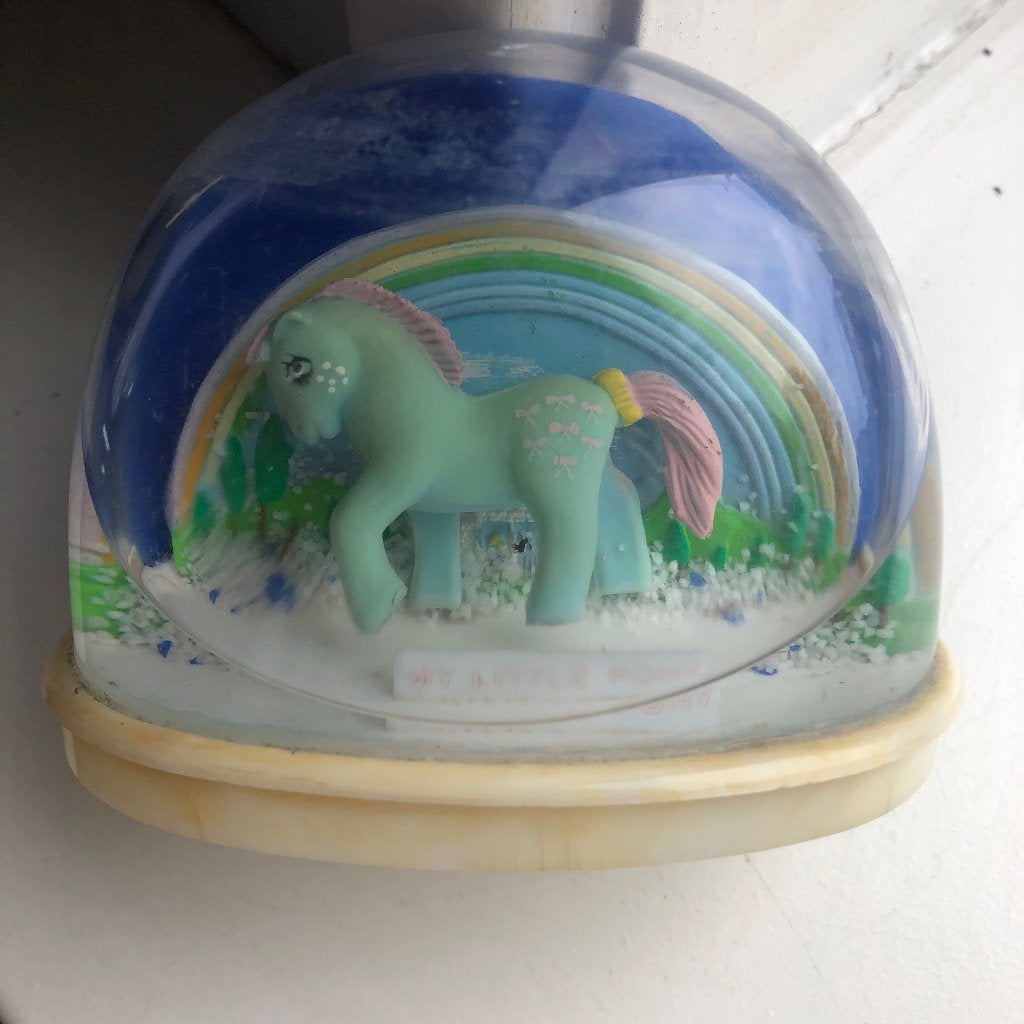 My little pony g1 snow globe, Ophalen of Verzenden, Gebruikt